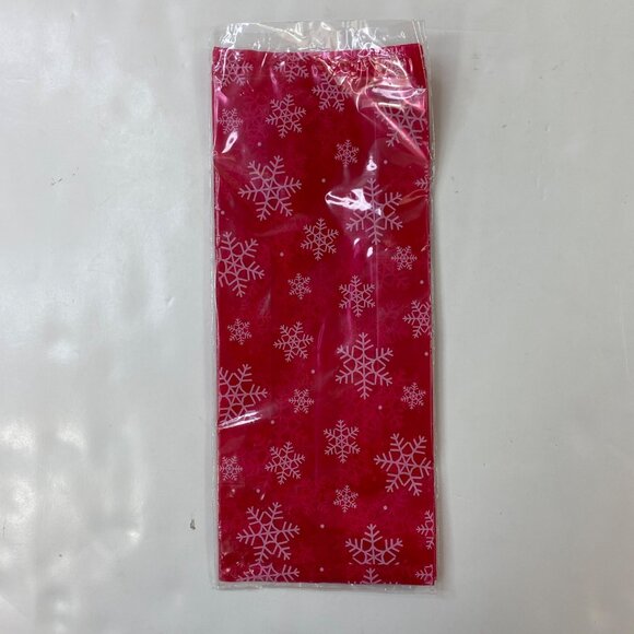 Christmas Holiday Party Favor Set Reindeer Snowman Red Snowflake Treat Bags Ties - Picture 2 of 5